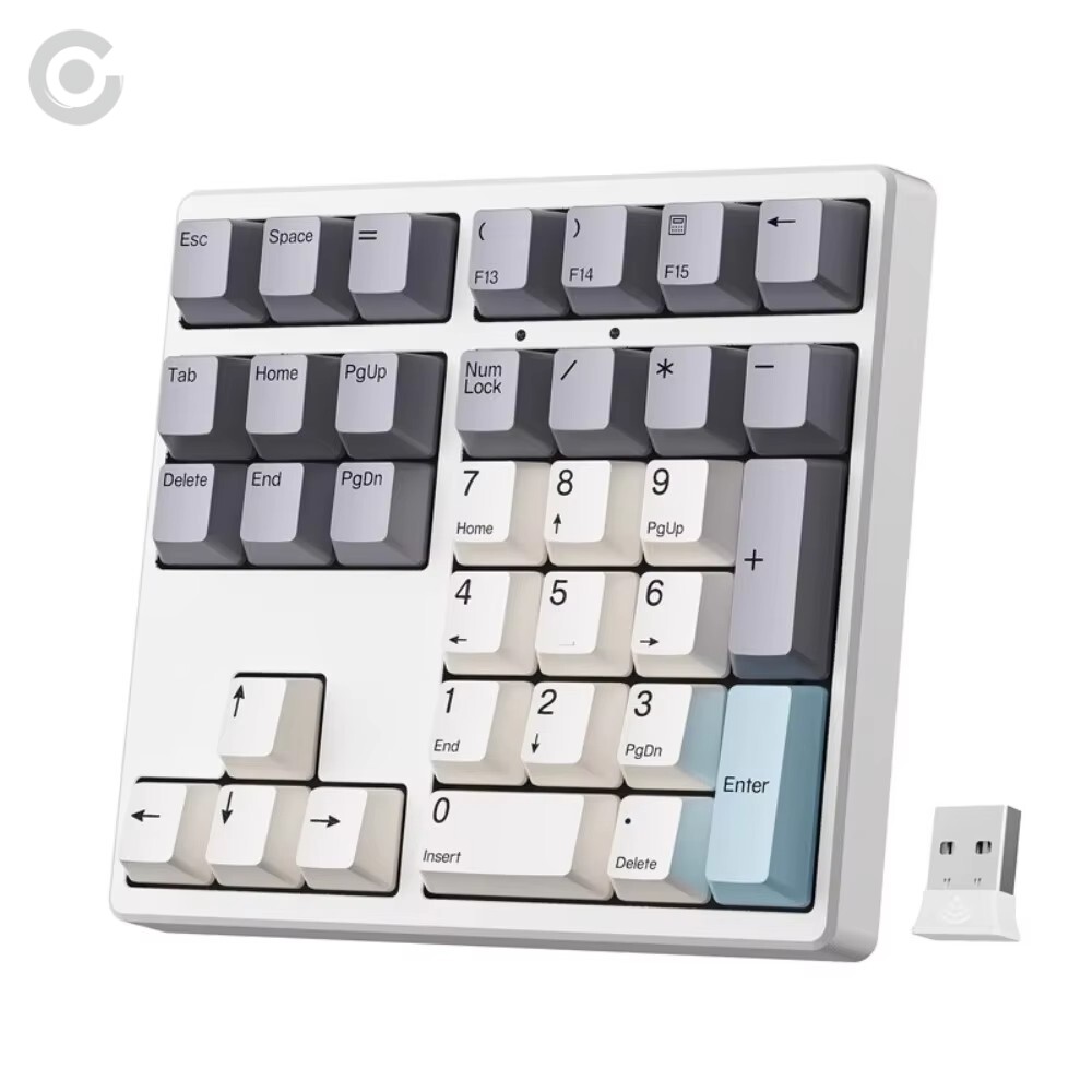 Wireless Mechanical Numpad with Hot-Swap Switches & PBT Keycaps
